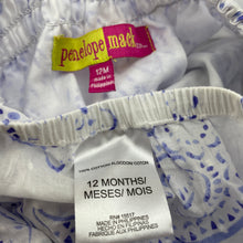 Load image into Gallery viewer, Girls Penelope Mack, lined lightweight cotton top &amp; bloomers, GUC, size 12 months,  