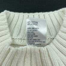 Load image into Gallery viewer, Girls Anko, cream knitted sweater / jumper, GUC, size 14,  