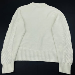 Girls Anko, cream knitted sweater / jumper, GUC, size 14,  