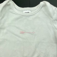 Load image into Gallery viewer, Girls Target, embroidered cotton bodysuit / romper, GUC, size 00,  