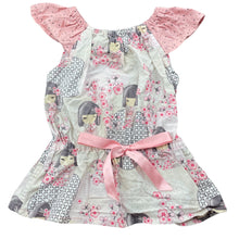 Load image into Gallery viewer, Girls lightweight, top, cherry blossom, GUC, size 2,  