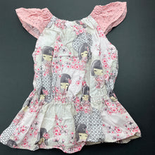 Load image into Gallery viewer, Girls lightweight, top, cherry blossom, GUC, size 2,  