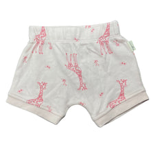 Load image into Gallery viewer, Girls Anko, pink organic cotton shorts, elasticated, EUC, size 000,  