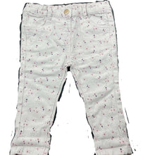 Load image into Gallery viewer, Girls Anko, floral stretch cotton pants, adjustable, EUC, size 00,  