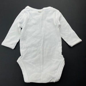 unisex Marquise, soft cotton bodysuit / romper, EUC, size 0000,  