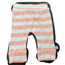 Load image into Gallery viewer, Girls Peekaboo Box, striped cotton leggings / bottoms, EUC, size 000,  