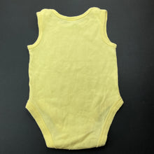 Load image into Gallery viewer, Girls Baby Berry, yellow cotton singletsuit / romper, EUC, size 00,  