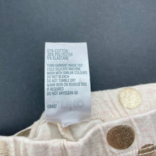 Load image into Gallery viewer, Girls Anko, gold spot stretchy leggings / bottoms, EUC, size 000,  
