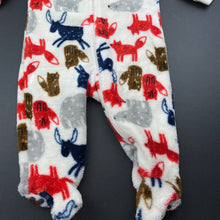 Load image into Gallery viewer, unisex Anko, soft fleece zip coverall / romper, EUC, size 000,  