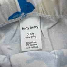 Load image into Gallery viewer, unisex Baby Berry, stretchy leggings / bottoms, rabbits, GUC, size 0000,  