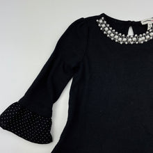 Load image into Gallery viewer, Girls Monteau Girl, beaded lightweight stretchy top, EUC, size 5,  