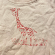 Load image into Gallery viewer, Girls Anko, soft organic cotton t-shirt / top, giraffe, GUC, size 000,  