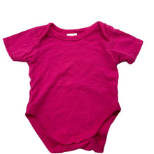 Load image into Gallery viewer, Girls Baby Berry, pink cotton bodysuit / romper, GUC, size 000,  
