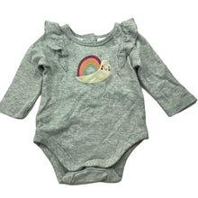 Load image into Gallery viewer, Girls Target, soft cotton bodysuit / romper, snail, GUC, size 000,  
