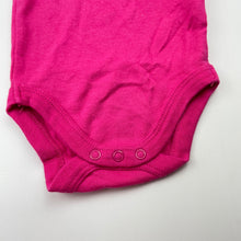 Load image into Gallery viewer, Girls Baby Berry, soft cotton bodysuit / romper, FUC, size 000,  