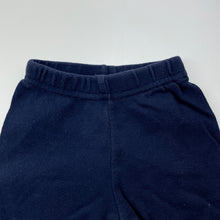 Load image into Gallery viewer, unisex Mini Etoile, navy cotton pants / bottoms, GUC, size 0000,  