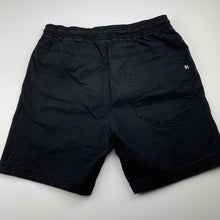 Load image into Gallery viewer, Boys Target, black stretch cotton shorts, elasticated, EUC, size 12,  