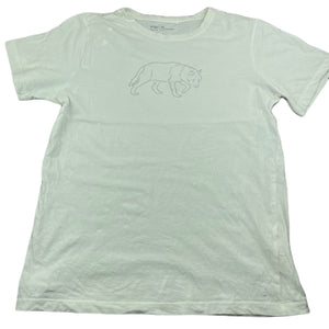 Boys Anko, white cotton t-shirt / top, wolf, FUC, size 14,  