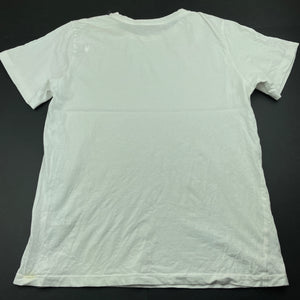 Boys Anko, white cotton t-shirt / top, wolf, FUC, size 14,  