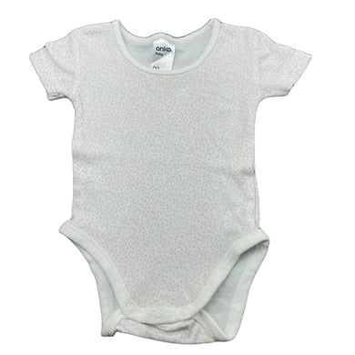 Girls Anko, soft cotton bodysuit / romper, EUC, size 00,  