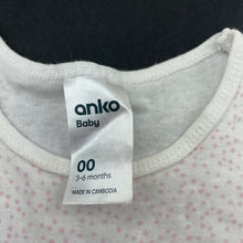 Load image into Gallery viewer, Girls Anko, soft cotton bodysuit / romper, EUC, size 00,  