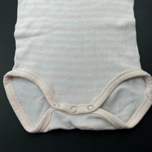 Girls Bonds, cotton singletsuit / romper, EUC, size 000,  