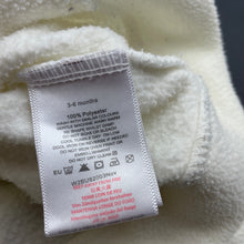 Load image into Gallery viewer, unisex Pumpkin Patch, cream fleece zip hoodie sweater, GUC, size 00,  