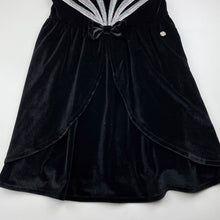 Load image into Gallery viewer, Girls Tutus &amp; Tambourines, black velvet &amp; sequin party dress, EUC, size 10, L: 74cm