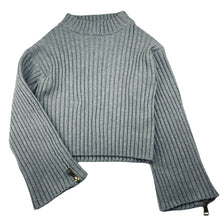 Load image into Gallery viewer, Girls Pavement, ribbed cropped sweater / jumper, L: 37cm, GUC, size 10,  