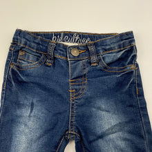 Load image into Gallery viewer, Girls Pumpkin Patch, stretch denim jeans, adjustable, GUC, size 00,  