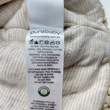 Load image into Gallery viewer, unisex purebaby, lined wadded fleece vest, GUC, size 1,  