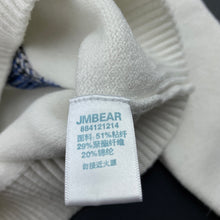 Load image into Gallery viewer, Boys JMBEAR, soft feel knitted sweater / jumper, no size, armpit to armpit: 30cm, shoulder to cuff: 32cm, GUC, size 3-4,  