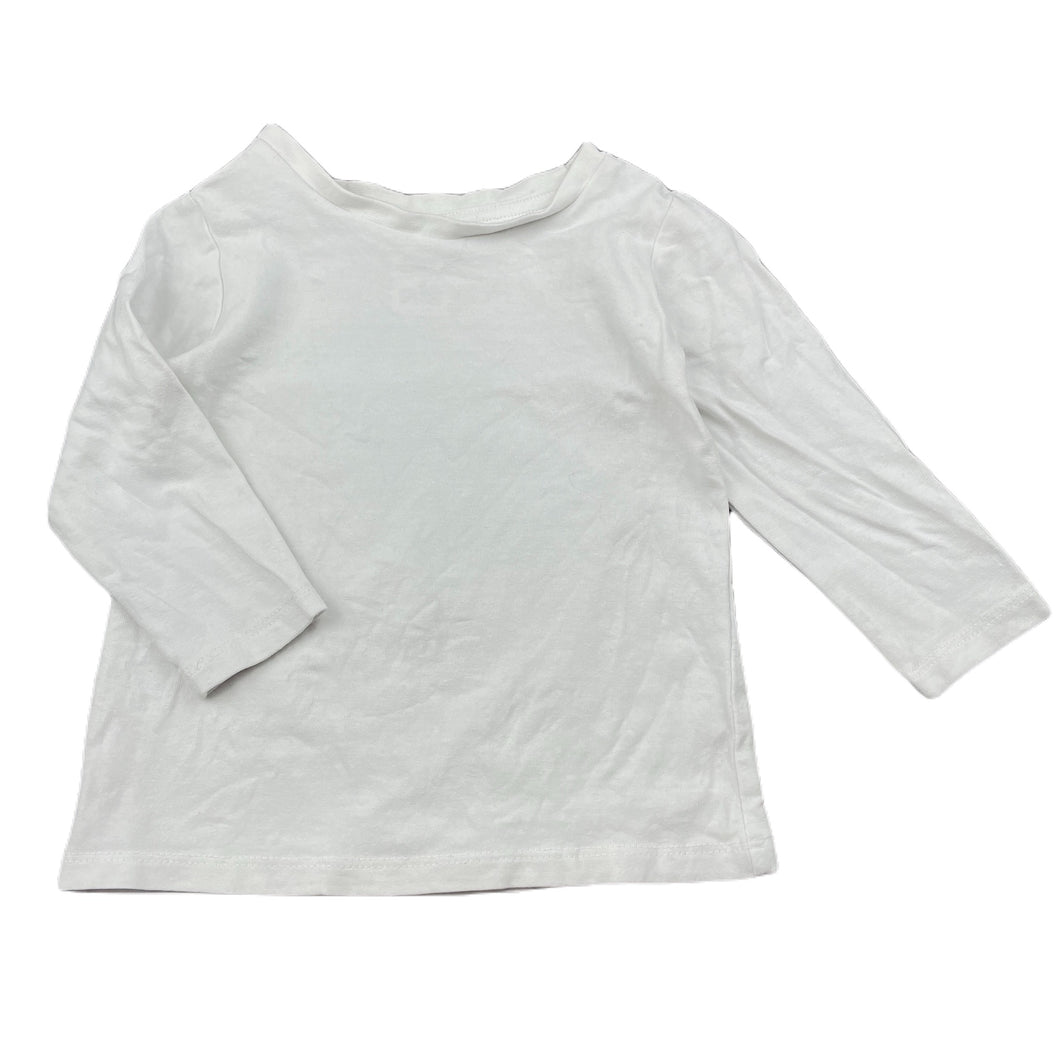 unisex Target, white stretchy long sleeve top, FUC, size 0,  