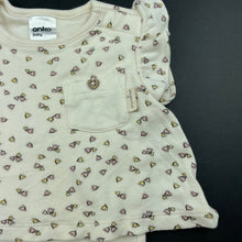 Load image into Gallery viewer, Girls Anko, soft organic cotton romper, EUC, size 000,  
