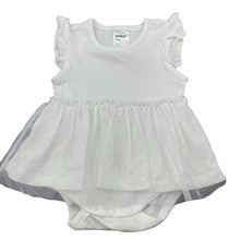 Load image into Gallery viewer, Girls Anko, white tutu romper, FUC, size 000,  