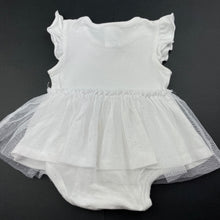 Load image into Gallery viewer, Girls Anko, white tutu romper, FUC, size 000,  