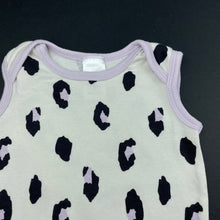 Load image into Gallery viewer, Girls Baby Berry, animal print cotton bodysuit / romper, EUC, size 00,  