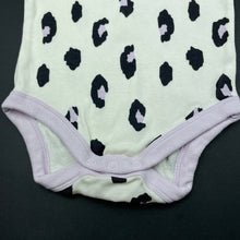 Load image into Gallery viewer, Girls Baby Berry, animal print cotton bodysuit / romper, EUC, size 00,  