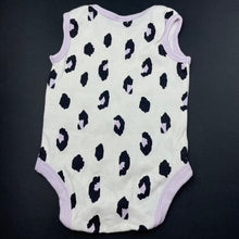 Load image into Gallery viewer, Girls Baby Berry, animal print cotton bodysuit / romper, EUC, size 00,  