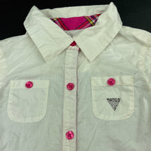 Load image into Gallery viewer, Girls Guess, lightweight cotton long sleeve shirt, EUC, size 5,  