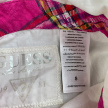 Load image into Gallery viewer, Girls Guess, lightweight cotton long sleeve shirt, EUC, size 5,  