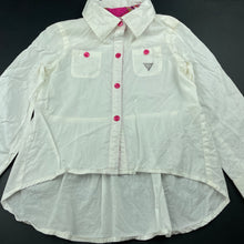 Load image into Gallery viewer, Girls Guess, lightweight cotton long sleeve shirt, EUC, size 5,  