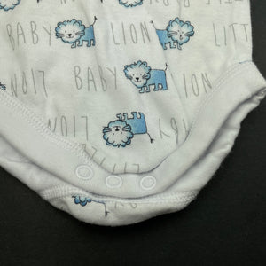 unisex Baby Baby, soft cotton bodysuit / romper, EUC, size 000,  