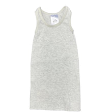 Load image into Gallery viewer, unisex Target, grey marle ribbed cotton singlet top, EUC, size 0000,  