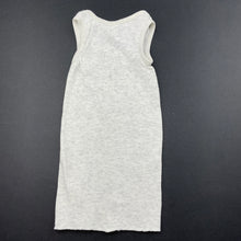 Load image into Gallery viewer, unisex Target, grey marle ribbed cotton singlet top, EUC, size 0000,  