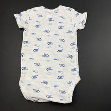 Load image into Gallery viewer, Boys Marquise, soft feel stretchy bodysuit / romper, EUC, size 000,  