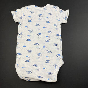 Boys Marquise, soft feel stretchy bodysuit / romper, EUC, size 000,  