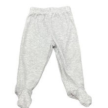 Load image into Gallery viewer, unisex Baby Berry, grey footed leggings / bottoms, elasticated, EUC, size 0000,  