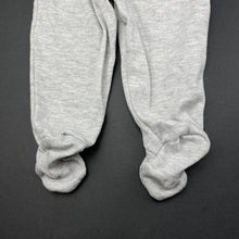 Load image into Gallery viewer, unisex Baby Berry, grey footed leggings / bottoms, elasticated, EUC, size 0000,  