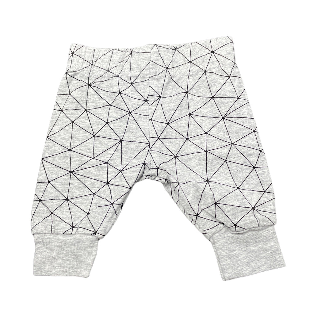 unisex Baby Berry, grey leggings / bottoms, elasticated, EUC, size 0000,  